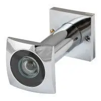 Глазок дверной квадратный Armadillo DVG5 SQ 16/50х80 СР хром (стеклянная оптика)