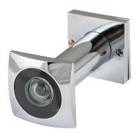 Глазок дверной квадратный Armadillo DVG5 SQ 16/50х80 СР хром (стеклянная оптика)